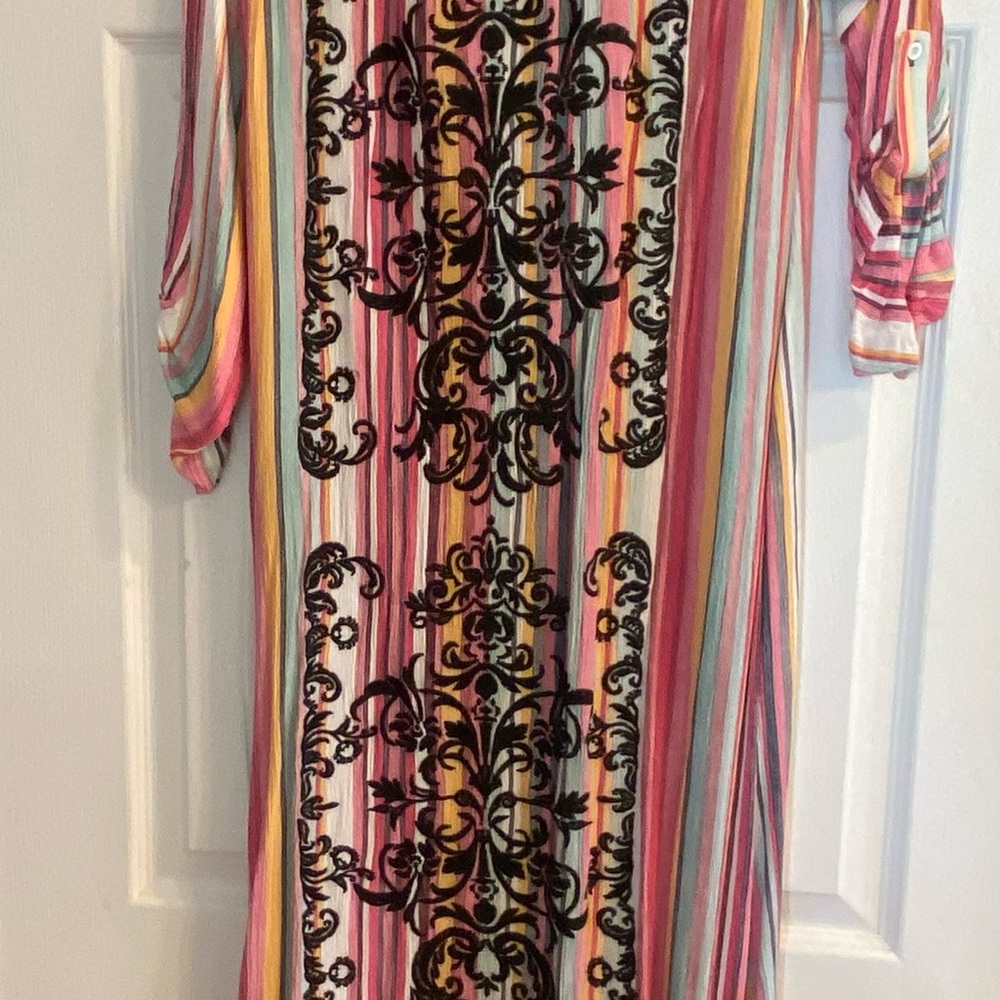 ANDREE BY UNIT Multicolor Striped kimono